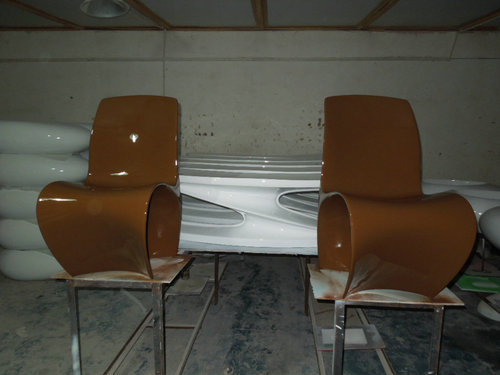 玻璃鋼H型椅