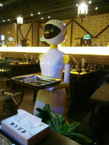 玻璃鋼機器人雕塑
