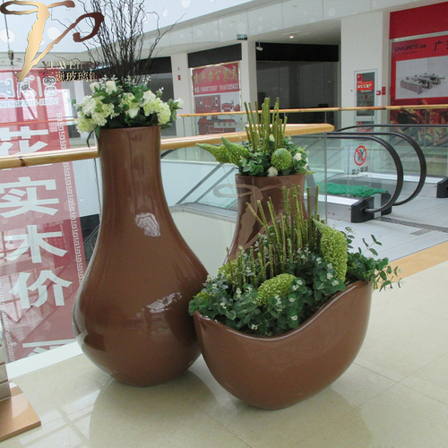 創意玻璃鋼異型花盆花器
