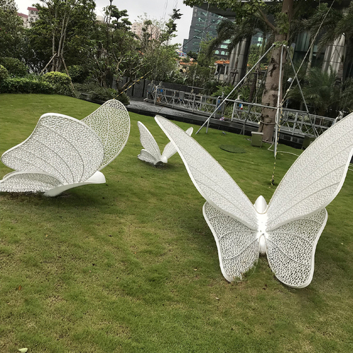 公園大型擺件蝴蝶雕塑