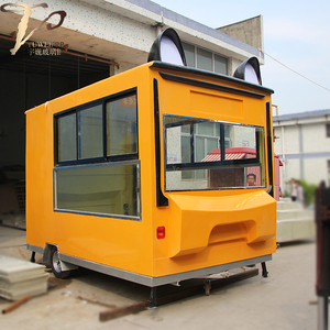 玻璃鋼車殼外賣零售移動餐車加工定制
